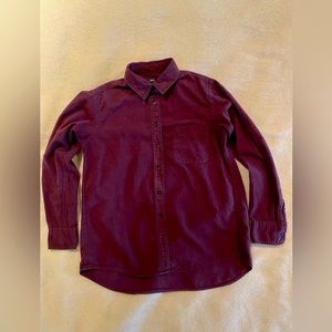 Uniqlo brushed cotton button-up shirt